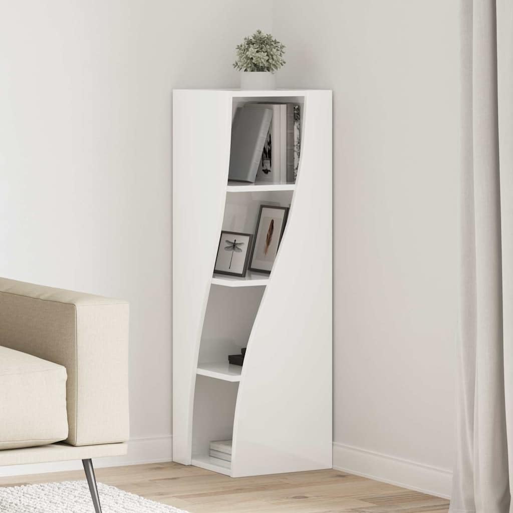 Armarios y almacenamiento de esquina contra el desorden: mueble de madera 102cm