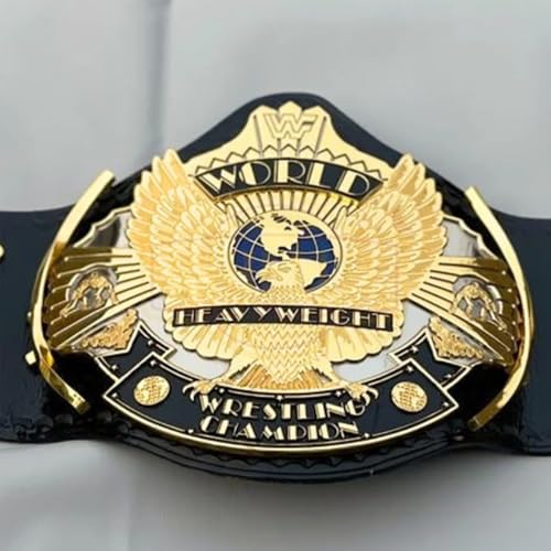 Dual Winged Eagle World Heavyweight Championship Belt 4MM Brass Replica Title Leather Belt Adult Size Wrestling Champion Belt2