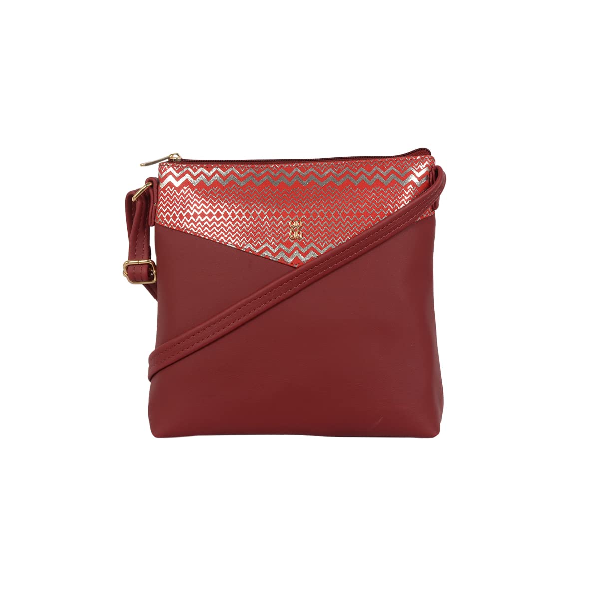 Baggit Women Red Satchel Sling Bag Small Size | Ladies Stylish Casual Cross Body Purse Handbag (B0CZXMGSD6) Amazon Price History, Amazon Price Tracker