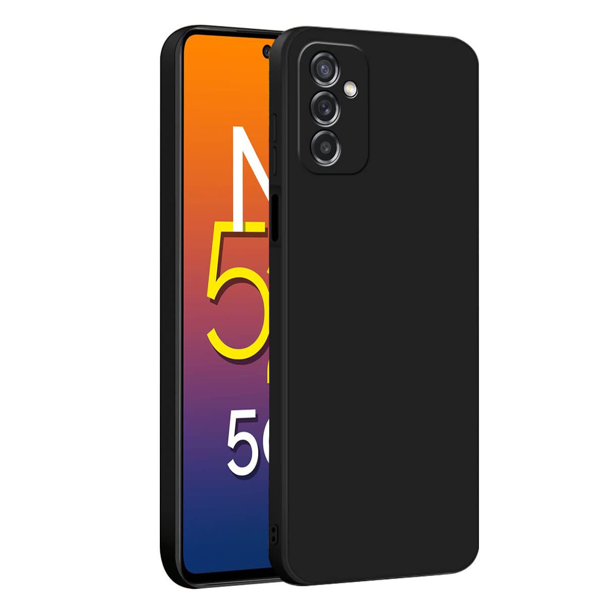 LIRAMARK Silicone Soft Back Cover Case for Samsung Galaxy M52 5G (Silicone Black) (B0BL1J2MYD) Amazon Price History, Amazon Price Tracker