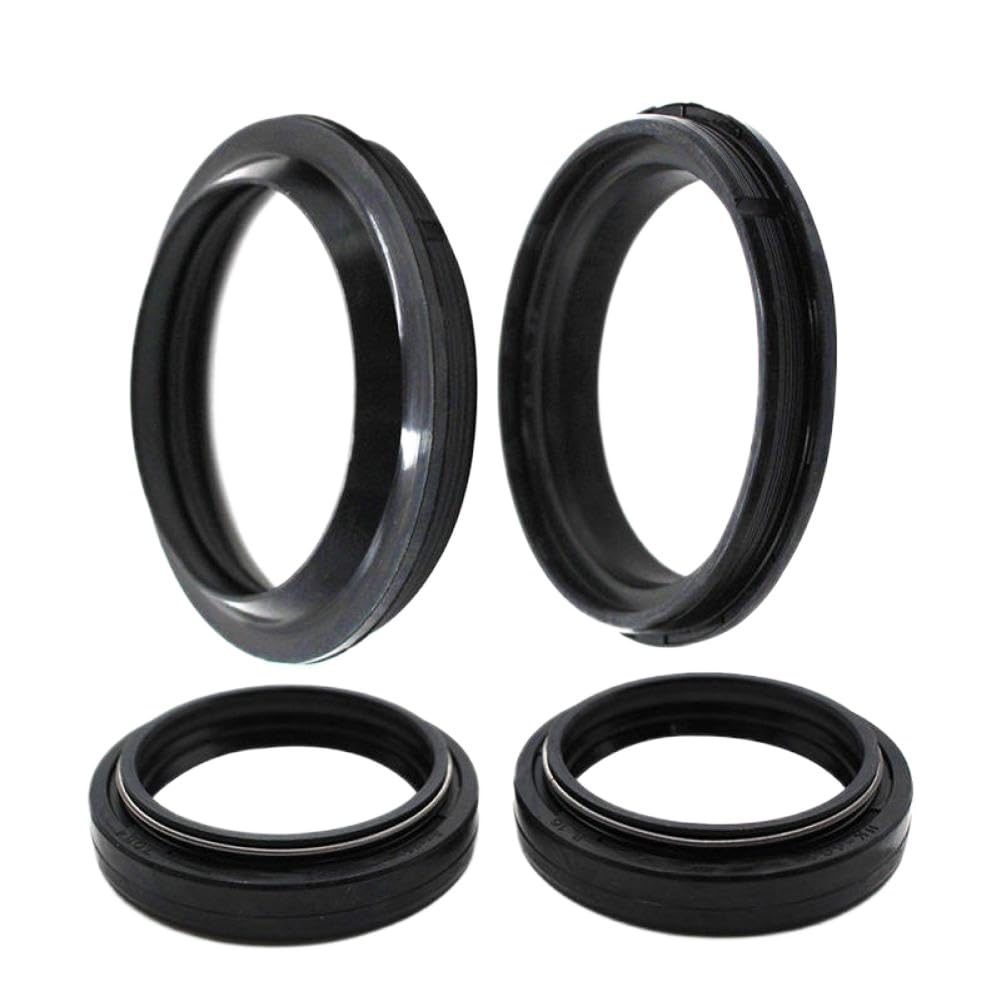 Paraolio ammortizzatore forcella anteriore 37x49x8 37 49 8 compatibile con VT500C VFR400 NC21 VT 500 C VFR 400(Oil and Dust Seal)