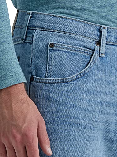 Image of Wrangler Men's Loose Fit Cotton Jeans (Grey, Vintage Stonewash)