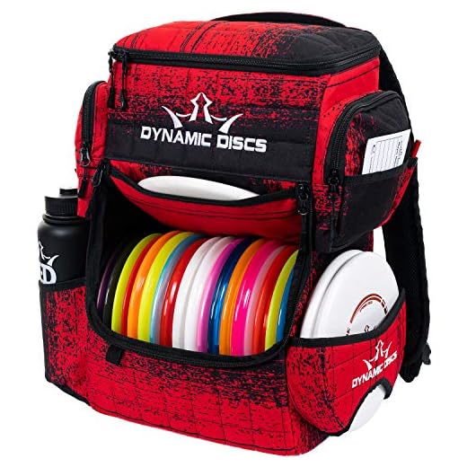 Dynamic Discs Ranger Disc Golf Backpack | Large Main Compartment That Can Hold 18+ Discs | On-Deck Disc Golf Putter Pouch Capable of Holding Two Disc Golf Putters (Atomic)
