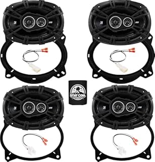 KICKER Speakers 6X9 inch for Toyota Camry (w/o JBL) 2002-2011 Upgrade Kit - 4 Pack of DS Series with Adapters and Harness, Car Audio Front Door and Rear Deck Speaker DSC6930, 43DSC69304