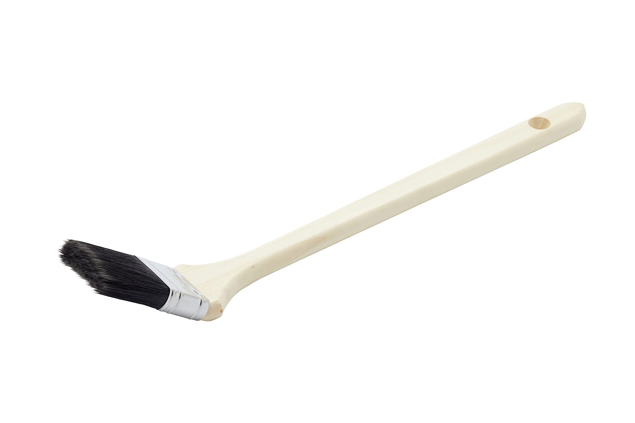 ProDec PDLB50 2 inch Dogleg Angled Long Reach Handle Paint Brush, Suitable for All Paint Types 2" 50mm,Beige, Silver, Black