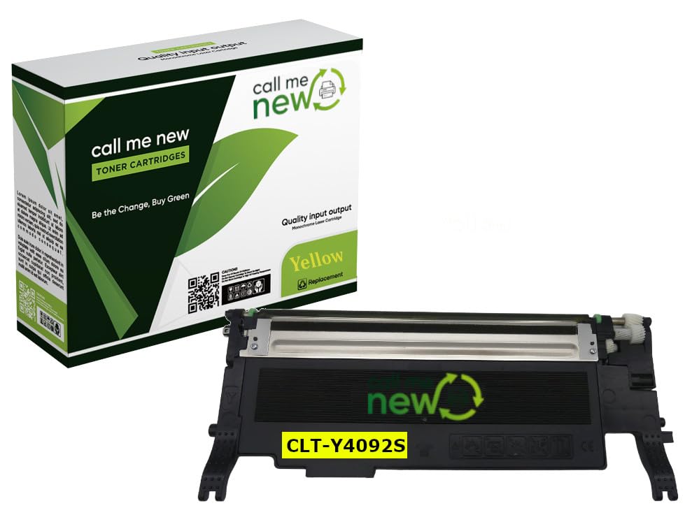 callmenew CLT Y4092S Tóner compatible con Samsung CLP 310 315 CLX 3170 3175 (amarillo)