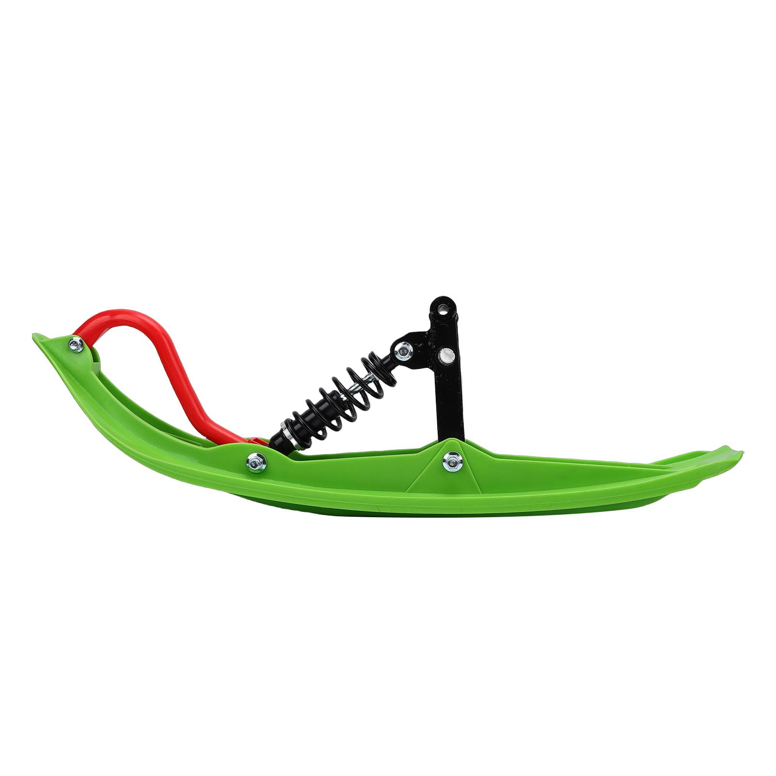 AMONIDA Go Kart Snow Sledge, Antypoślizgowy, Odporny na Wstrząsy Zestaw Nart z Tworzywa Sztucznego o Zwiększonej Przyczepności do Zimowego śniegu, Błota, Kompatybilny z Wieloma Gokartami