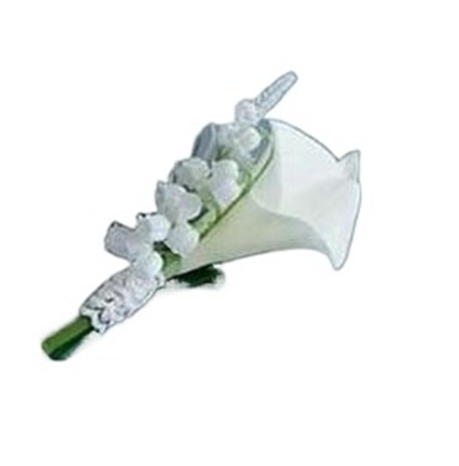 UJEDFHV Wedding Bouquet Bride And Bridesmaid Holding Flowers White Imitation Orchid Tulips for Prom(Color 3)