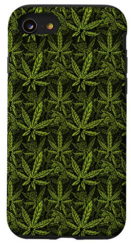 iPhone SE (2020) / 7 / 8 Leaves Marijuana Cannabis Hemp Weed Ganja Dope Rasta Gift Case