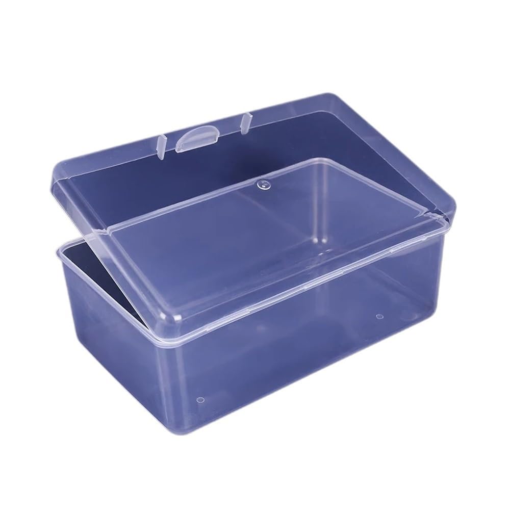 Lianxibag 11.4*7.9*5.8Cm Makeup Organizer Multifunctional Storage Containers Box Transparent Flip Cotton Swab