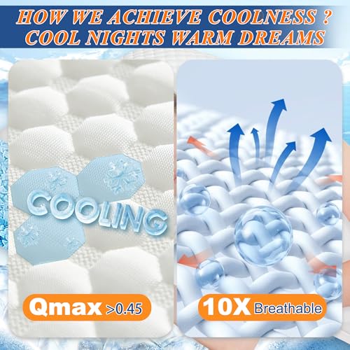 Cooling Memory Foam Pillows Firm and Soft, Queen Size Set of 2, Original Adjustable Pillows for Side, Back or Stomach Sleepers - Image 6