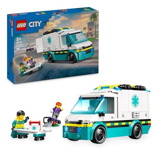 LEGO City Rettungswagen - Spielzeug mit 2 Minifiguren