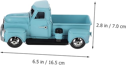 Miniatura 3 de Modelo de coche de estaño modelo de metal vacaciones rojo mikado locomotora hierro adorno coche adornos camión antiguo motor tren camión decoración