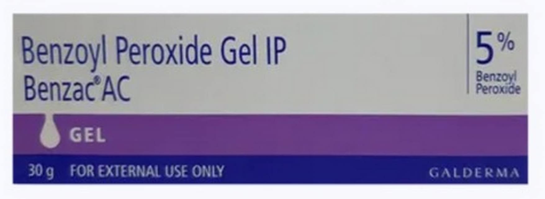 BENZAC AC 5% - Tube of 30 gm Gel