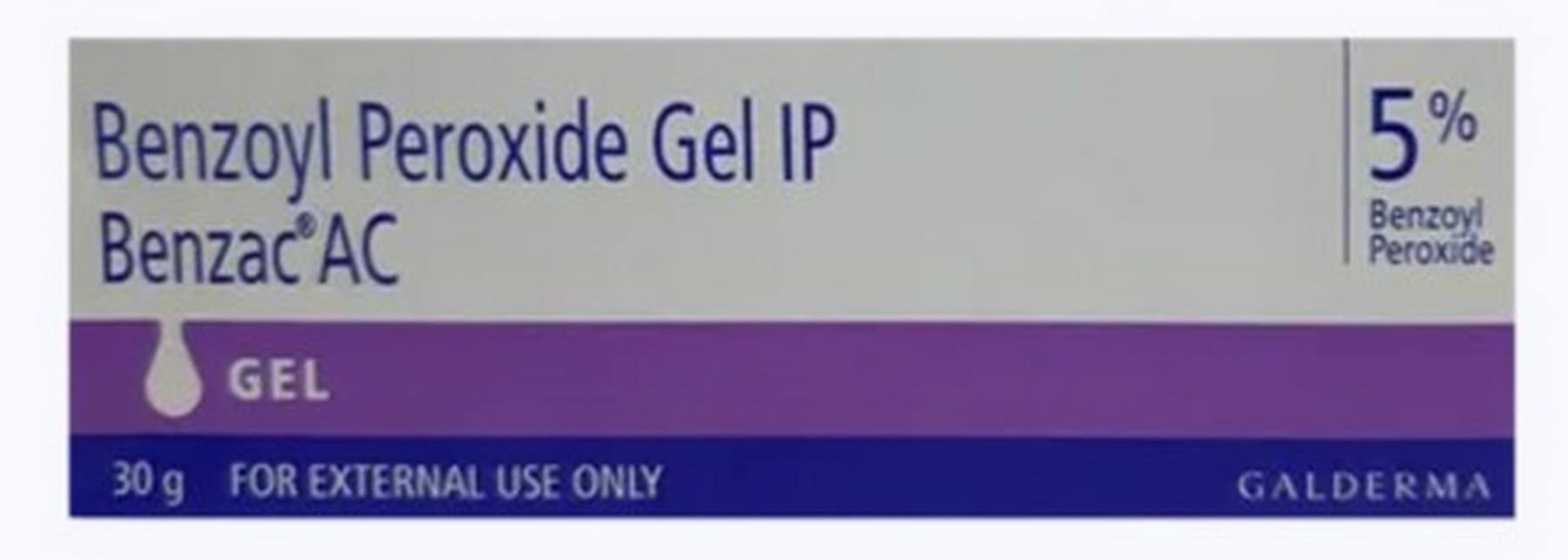 BENZAC AC 5% - Tube of 30 gm Gel