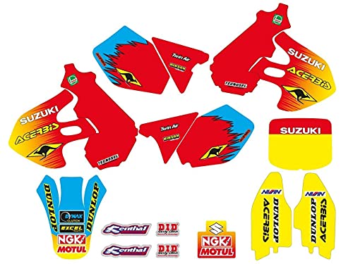 Kit déco Tecnosel Team Suzuki 1999 pour motocross vintage