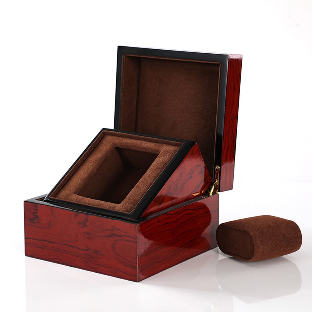 Boîte de montre-bracelet en bois pour sublimer votre table de nuit et votre routine matinale