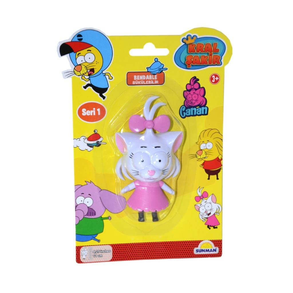 Sunman 02971 Kral Şakir Bendable Bükülebilir Figür Canan 11 cm