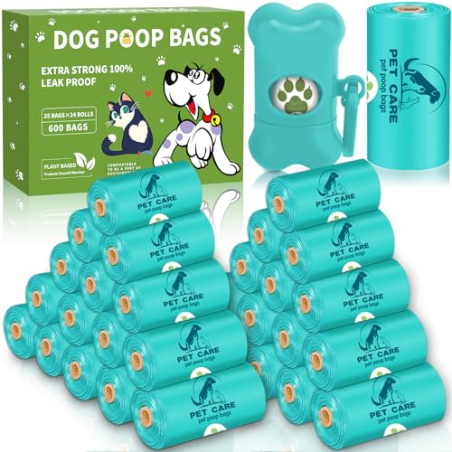 BBLTIFF 600pcs Sacchetti Cane Cacca, Sacchetti Lgienici Per Cane, Sacchetti Cacca Cane con Dispensers, Sacchetti Cane Per Cani, Extra Spesso Robusto e a Prova di Perdite Per Passeggiate e Viaggi (Blu) BBLTIFF 600pcs Sacchetti Cane Cacca, Sacchetti Lgienici Per Cane, Sacchetti Cacca Cane con Dispensers, Sacchetti Cane Per Cani, Extra Spesso Robusto e a Prova di Perdite Per Passeggiate e Viaggi (Blu)