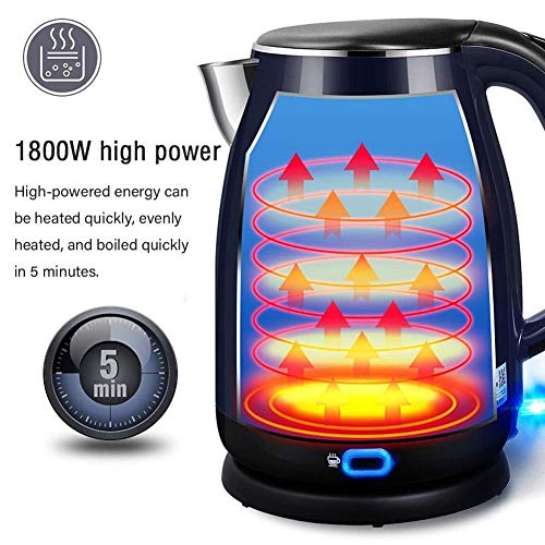Hervidor eléctrico de agua inoxidable 1.8L 1800W miniatura 3