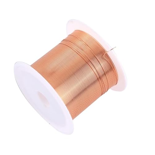 LYVQZPWLR 銅線、銅コイルクラフトワイヤー、20m裸銅線、直径0.2mm 0.3mmゲージ28-33コイル銅線、優れた熱伝導率アーティスティックワイヤー(0.3mm)