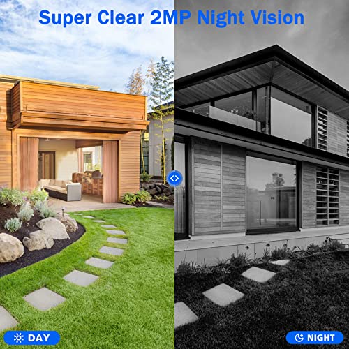 Topiacam 2023 Upgraded Wireless Security Camera Indoor,2.4G Wifi Portable Security Camera,Battery Security Camera For Home,1080P Night Vision,Motion Detection,App Alert #TOP3