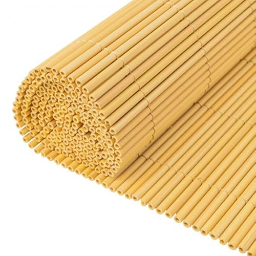 Balkon Sichtschutz 100x200 cm - PVC Sichtschutzmatte - Sichtschutz Zaun - Sichtschutz Garten, Terrasse - Sonnenschutz Balkon - runden Röhrchen - Zaun Garten - Zaunblende - Zaunverkleidung Balkon Sichtschutz 100x200 cm - PVC Sichtschutzmatte - Sichtschutz Zaun - Sichtschutz Garten, Terrasse - Sonnenschutz Balkon - runden Röhrchen - Zaun Garten - Zaunblende - Zaunverkleidung