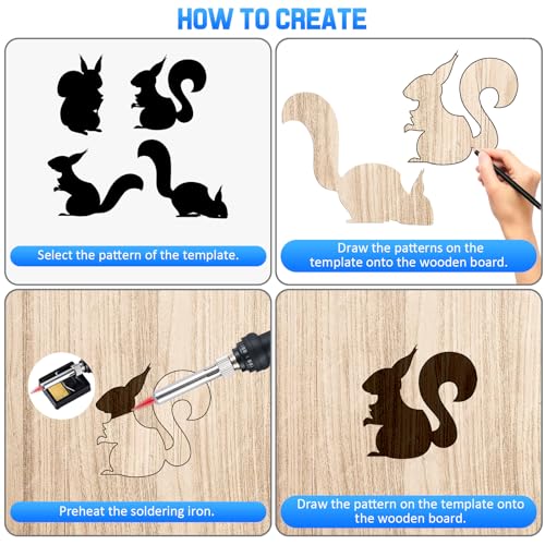 Ninonly 121pcs Wood Burning Tools Kit