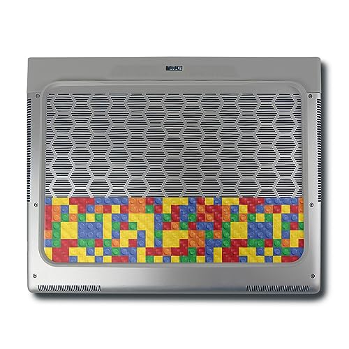 Image of MightySkins Carbon Fiber Skin Compatible With Alienware X16 R1 (2023) Full Wrap Kit - Brick By Brick | Protective Durable Textured Carbon Fiber Finish | Easy To Apply & Change Styles | Made in the USA