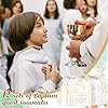 iZoeL 12 Rosary Set with Gifts Cards First Holy Communion Gifts for Guests – Gift for Easter, Communion, Christenings, Baptism, Wedding, Prayer Confirmation & Church Events Baby Shower Christian #4