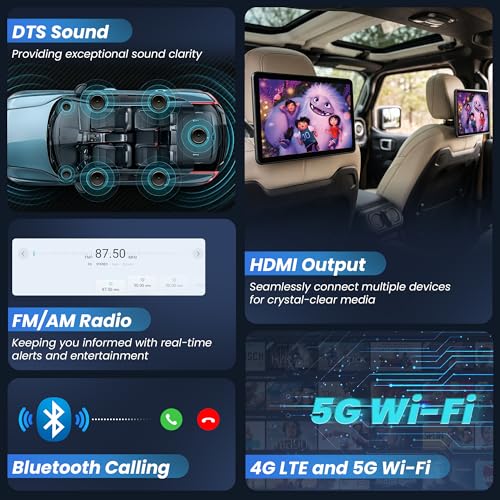 Radio para Jeep Wrangler JK 2011-2017 con pantalla 13" miniatura 5