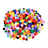 rosenice Pom Pom Kugeln 2000pcs 10mm Plüsch bunten Gewebe Poms Nähen auf Kleidung Hosen Taschen
