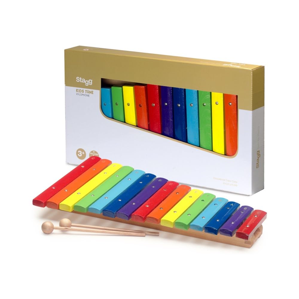 Stagg XYLO-J15 RB Xylophone 15 touches de couleur