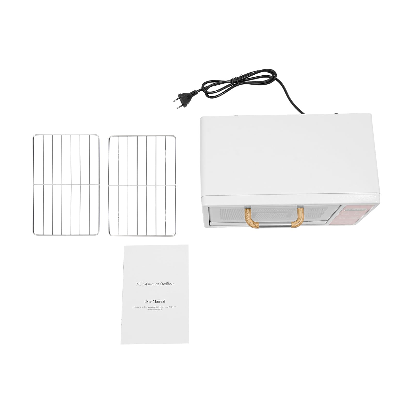 Esterilizador de aire caliente 160 W - 10 L - 75 °C - LED - Calor seco - Esterilizador de alta temperatura - Herramienta para el hogar, la belleza, el salón de manicura y la clínica - Rosa