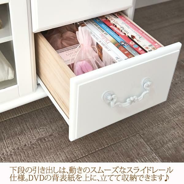ロマンティックプリンセス テレビ台小/Blanc（ブラン） テレビボード Amazon｜ロマンティックプリンセス テレビ台小/Blanc(ブラン) テレビ台