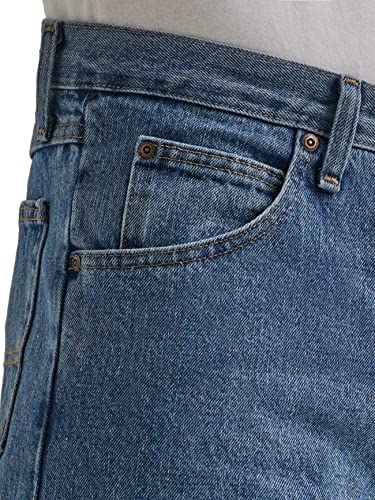Image of Wrangler Men's Loose Fit Cotton Jeans (Grey, Vintage Stonewash)
