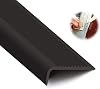 Non-Slip Rubber Step Edge Trim Stair Edge Protector L-Shaped Pvc Stair Nosing Edging Protector Self Adhesive Stair Edge Protector Waterproof Stair Edging Anti Slip For Outdoor & Indoor ( Color : Black