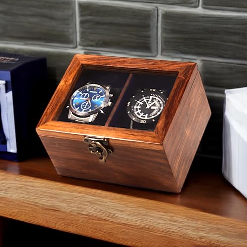 Union Artition Arts Wooden Watch Box,Storage Jewelry Case Timepie...