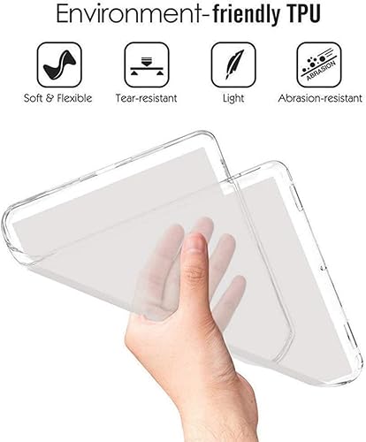 Miniatura 3 de iCoverCase Para Samsung Galaxy Tab A7 10.4 Pulgadas T500T505, Cubierta Trasera Transparente Suave TPU Suave Ligero Mate Para Samsung Galaxy Tab A7