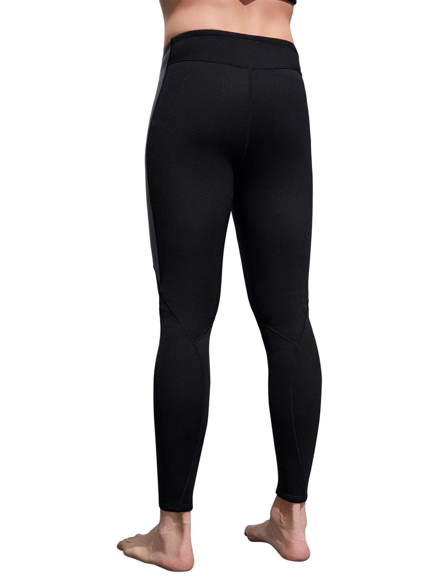 inhzoy Herren Neopren Hosen 3mm Lange Badehose Warm Mit Kordelzug Zum Tauchen Surfen Schnorcheln Kajakfahren