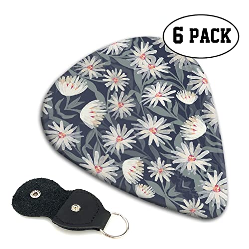 Daisy Lot de 6 médiators pour guitare acoustique, guitare électrique, basse, ukulélé – fins, moyens et épais - Les Beatles, Paul McCartney, John Lennon, RIngo Starr, George Harrison Daisy Lot de 6 médiators pour guitare acoustique, guitare électrique, basse, ukulélé – fins, moyens et épais – Image 3