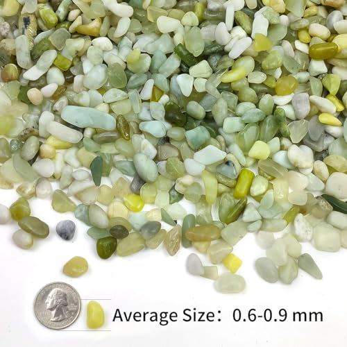 Image of 10LB Succulent Jade Pebbles for Landscaping, 3 /8 Inch Natural Decorative Polished Stones, River Rocks for Landscaping, Vase, Flowerpot Decoration, Indoor Decoration and Garden Decoration