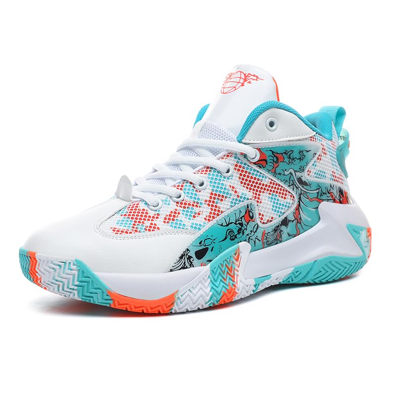 Moudn Chaussures de Basketball Mixte Homme Femme Hautes - Baskets Sport Respirantes Antidérapantes Amorties, pour Entraînement et Match, Style Moderne...