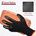 ENPOINT Black Nitrile Coated Work Gloves - 12 Pairs Black Nitrile Heavy Duty Work Gloves for Men & Women, Reusable Firm Grip Mechanic Gloves for Men Work, Gardening, Construction Tools, Medium