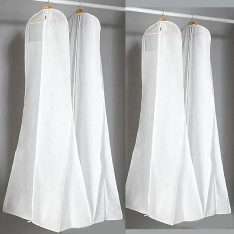 Long Wedding Dess Bag Cover Evening Dress Dust Cover Bridal Garment Storage Bag New Wedding Dust Cover2