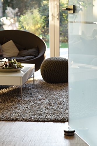 Stainless Steel Door Stopper (3 Pack) 4"X1.85"– Premium Sofihome Top Durability Door Stops With Silica Gel Treads – Stylish Decorative Heavy Duty Door Stop For Draft Stopping And Floor & Wall Safety #TOP2