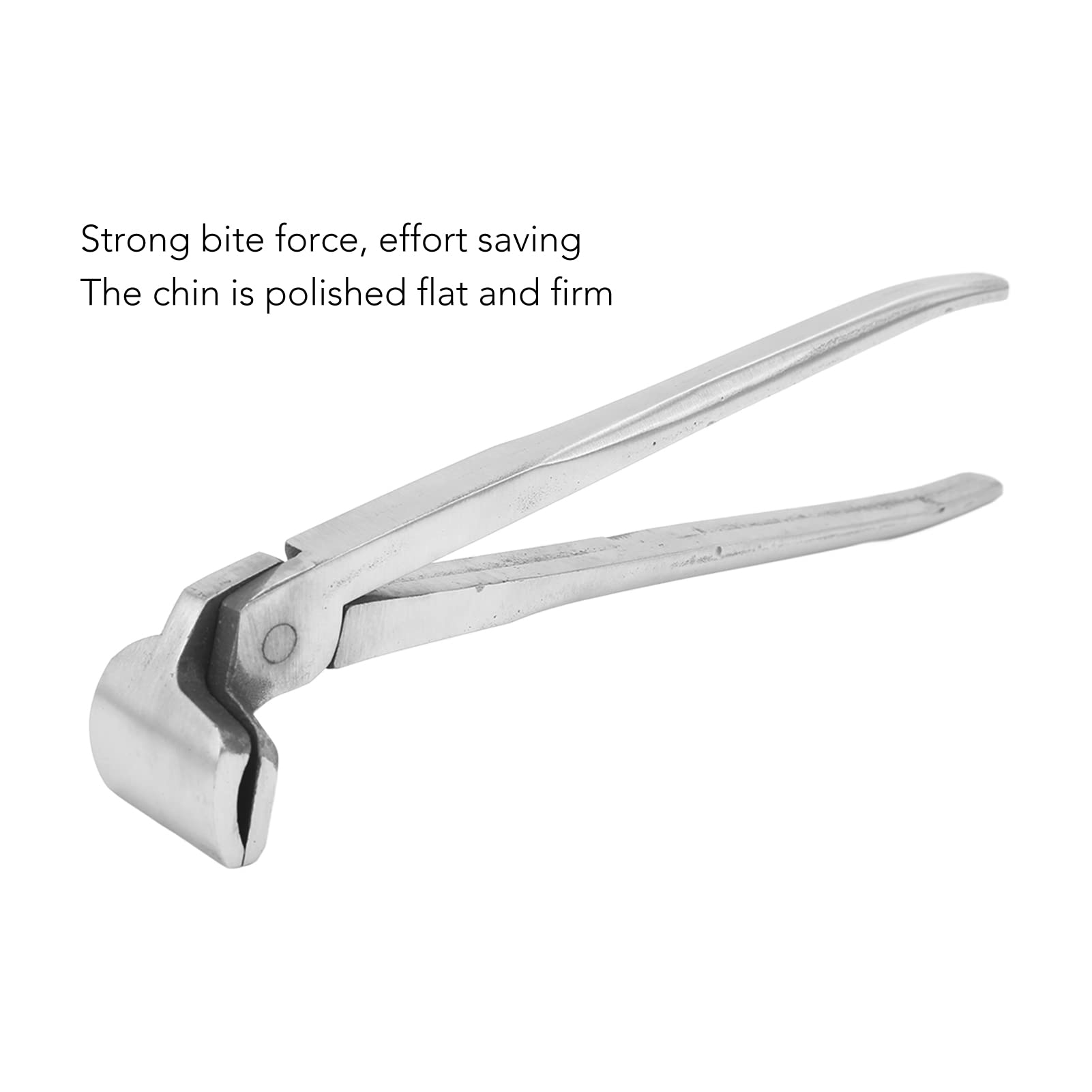 Fdit Pince à Bec courbé pour le Travail du Cuir, Pince de Réglage des Bords du Cuir, Outils Professionnels en Acier Inoxydable pour le Bricolage