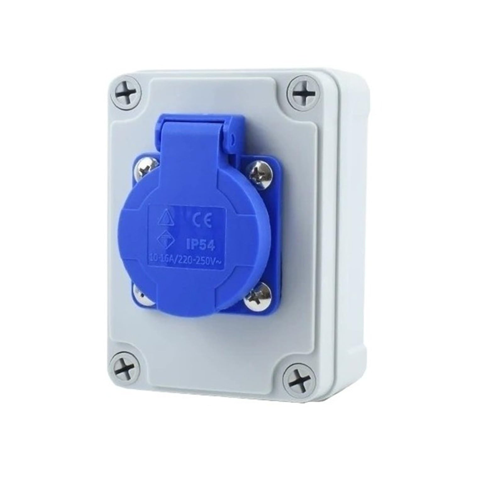 Montaggio a parete con scatola presa 220 V 16 A impermeabile