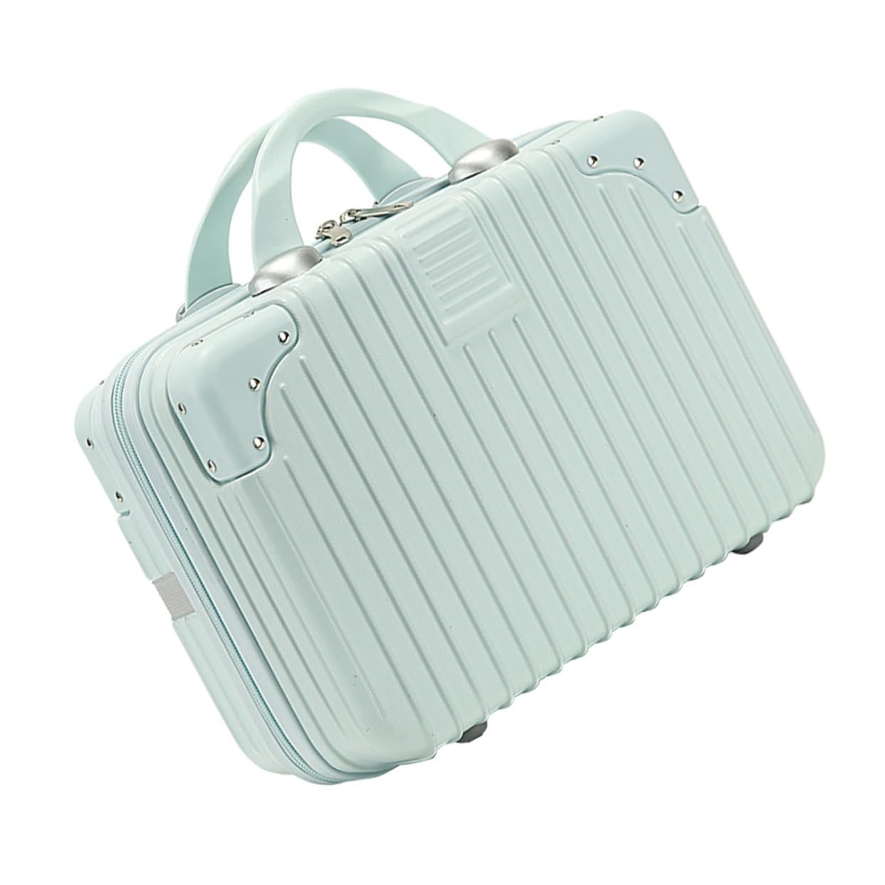 Homoyoyo Large Makeup Organizer Case Portable Cosmetic Travel Case Makeup Box Organizer Abs Material Simple Design for Storage