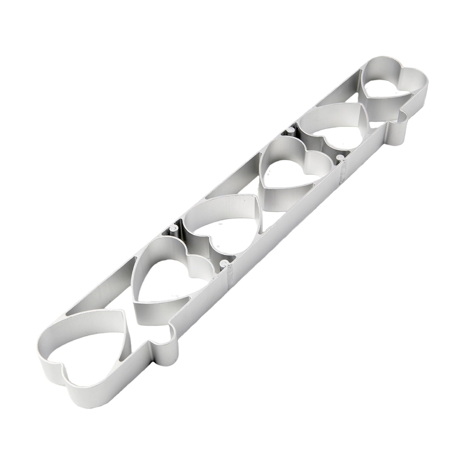 Tsophreniq Practical Food Grade Heart Cake Tray 6 Identical Baking Molds Ensures Perfectly Shape Dessert Professional Bakewares Heart Molds